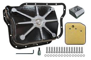 Transmission Pan Kit, Black Powder Coat